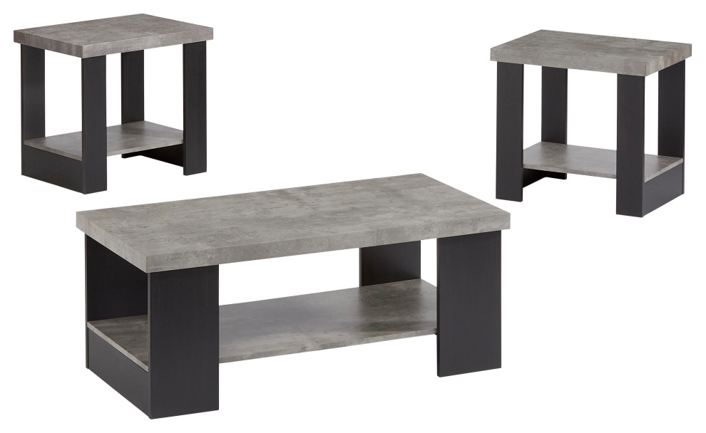 Kayson Cocktail and End Tables 3-Piece Set