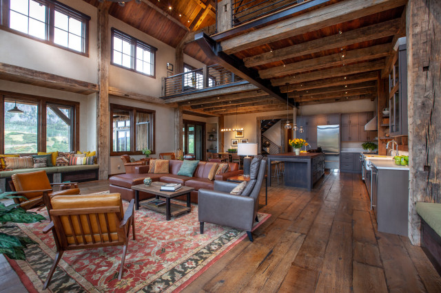 Last Dollar rustic-living-room