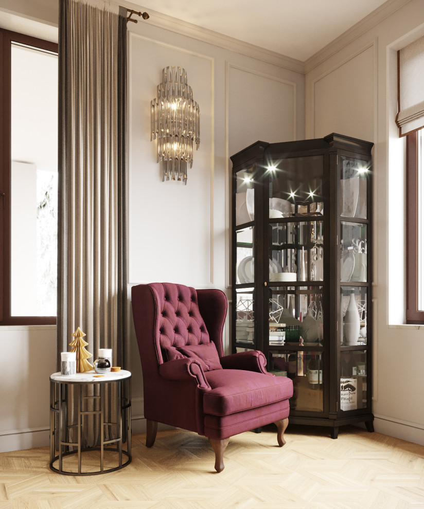 зона отдыха с витриной