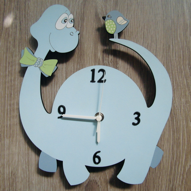 Dinosaur Nursery Wall Clock