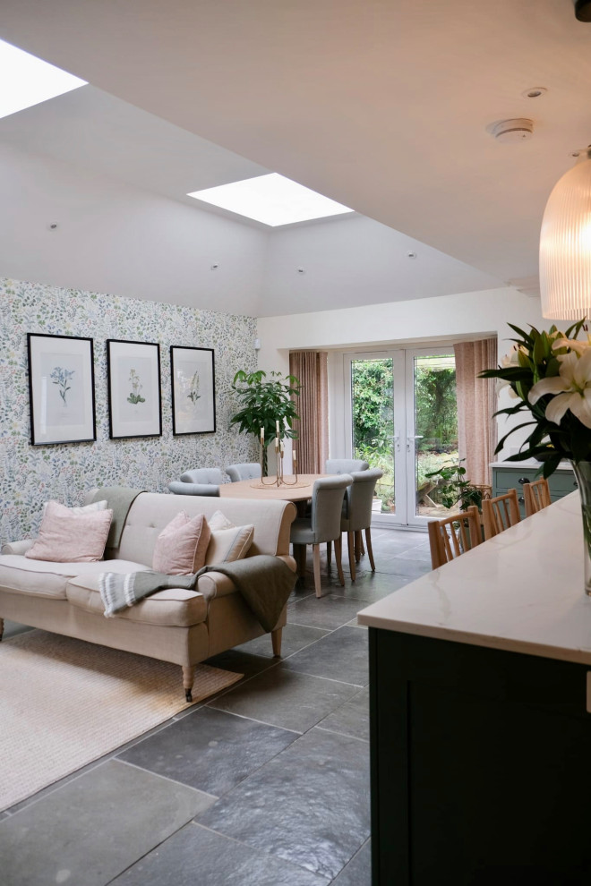 Beautiful Sage Open Plan Kitchen