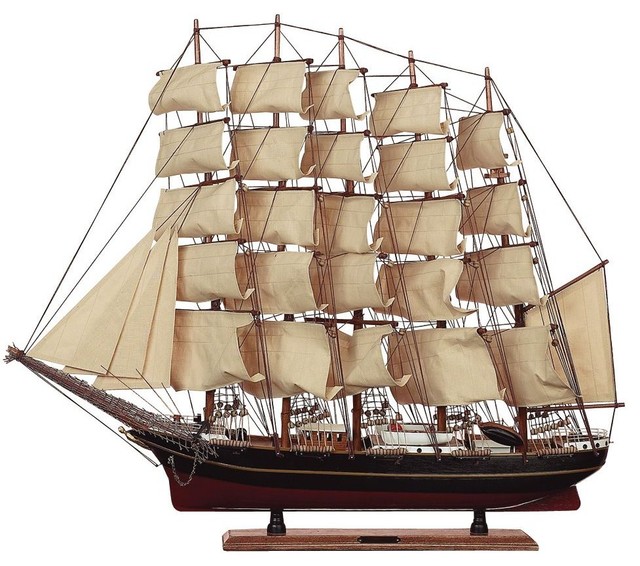 Nautical Coastal Style Trade Ship Replica Decor