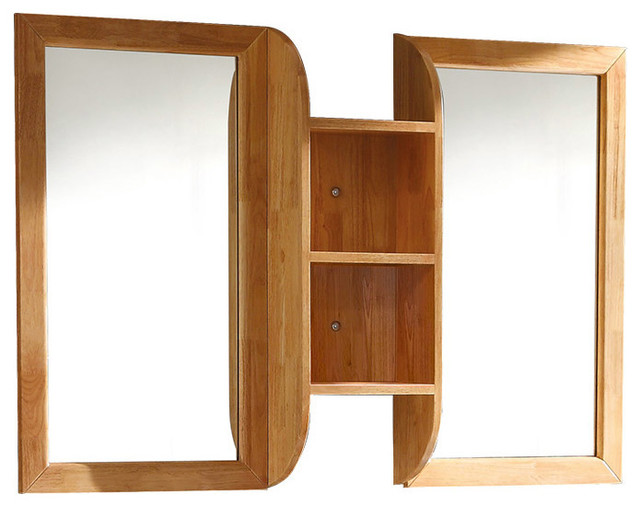 Bellezza 54" Mirrors With Shelf Combination - Transitional - Bathroom ...