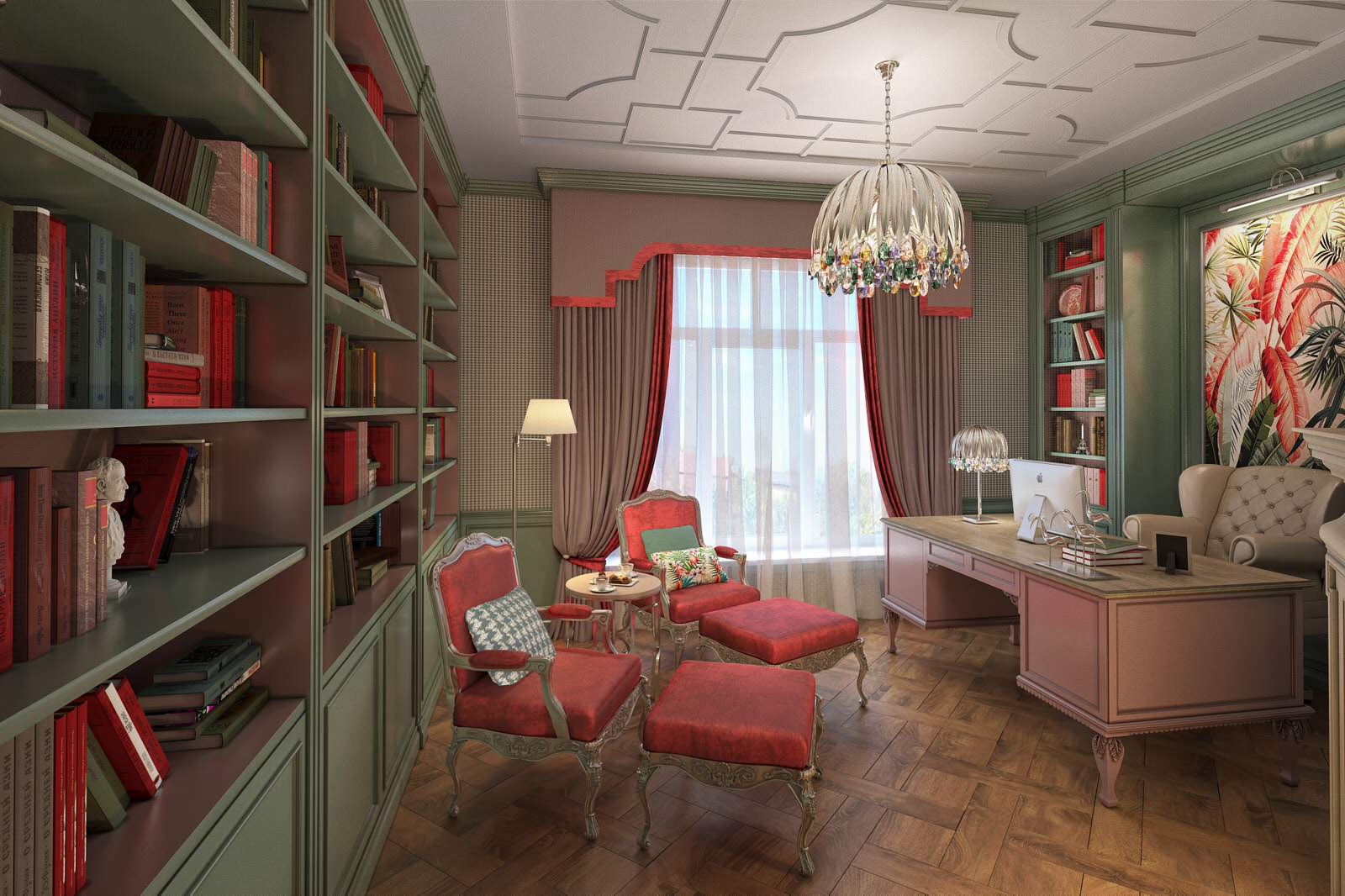 Жилой дом на ул. Брусничной, кабинет