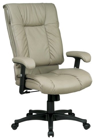 Deluxe High-Back Leather Executive Chair