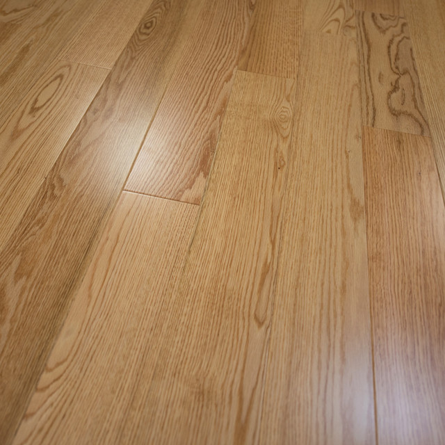 5"x5/8" Red Oak Prefinished Engineered Wood Flooring, 4mm, 1 Box