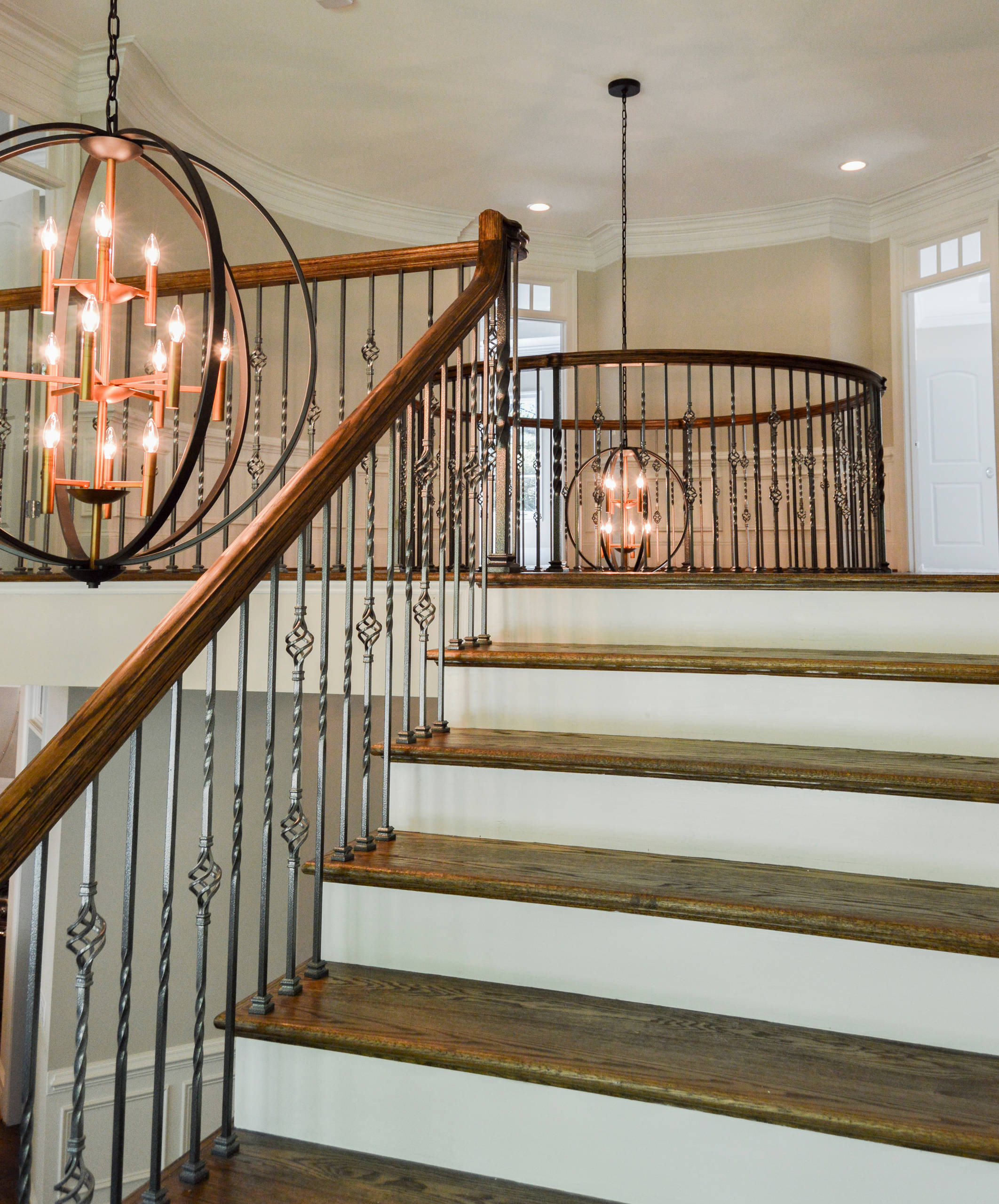 38_European Style Circular Balcony and Multi-level Staircase, Middleburg, VA 201