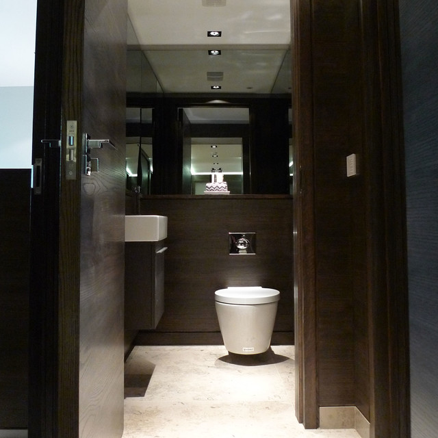 Onslow Square trendy-lille-badevaerelse