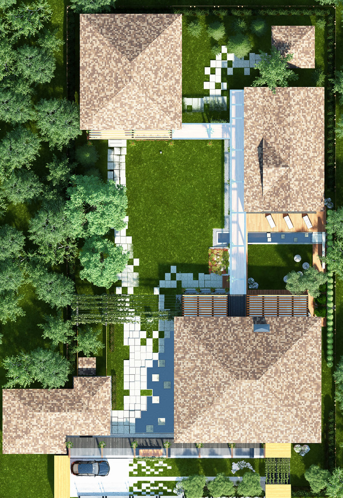 Реконструкция дома с благоустройством территории, М.О., Красногорский район