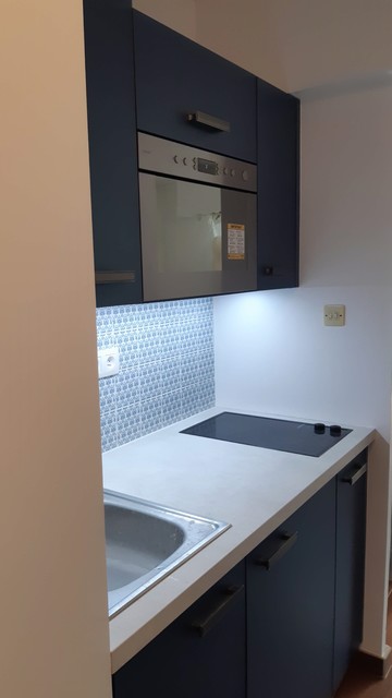 R&eacute;novation kitchenette studio de vacances maritim-koek