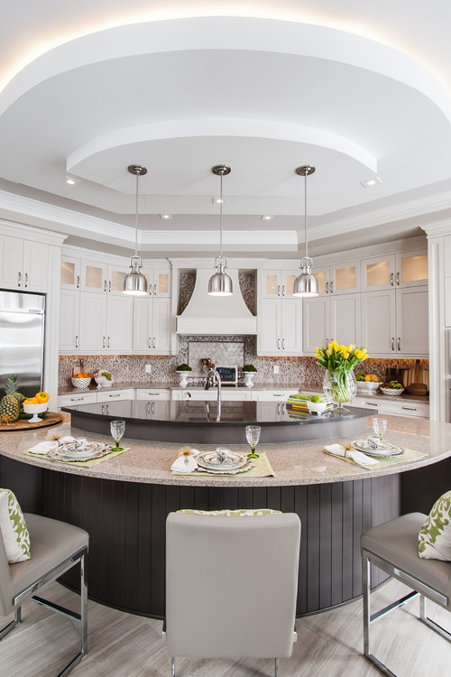 A Guide To 6 Kitchen Island Styles, Types Of Kitchen Islands With Seating Area