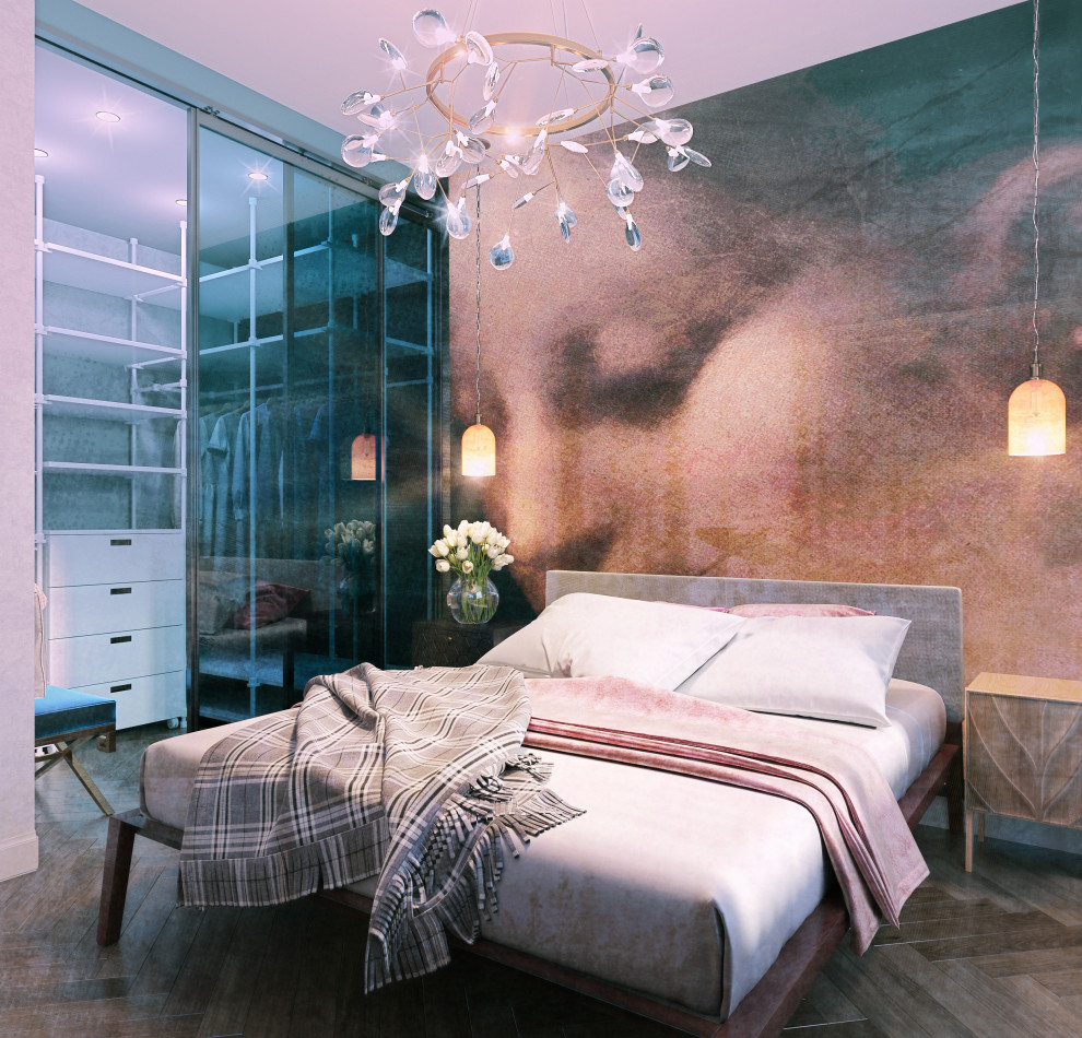 Interior design of a residential flat in The housing complex "Dynasty" at Moscow