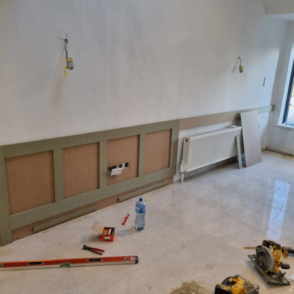 Painted Wall Paneling