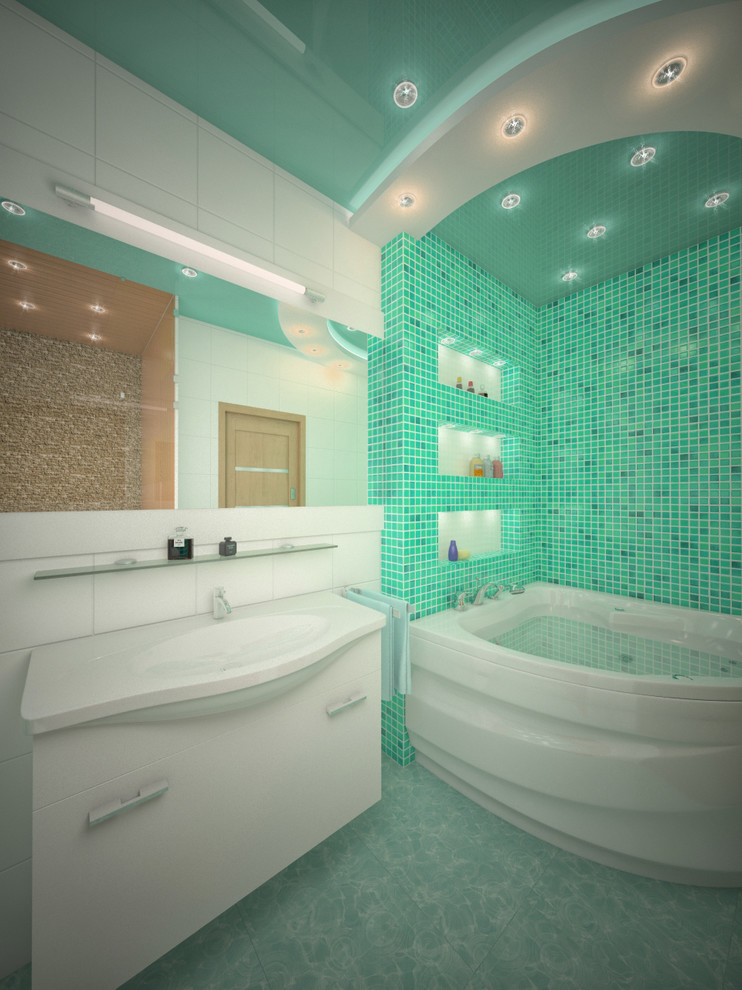 Гостиная, совмещенная с кухней