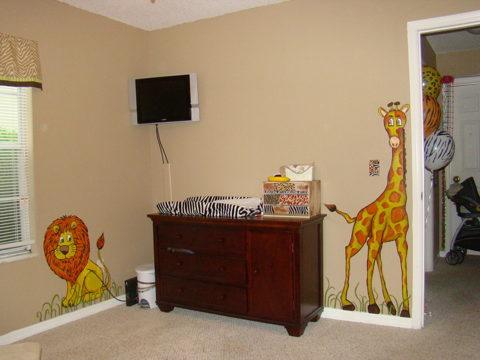 Photo of an eclectic kids' room in Orlando.