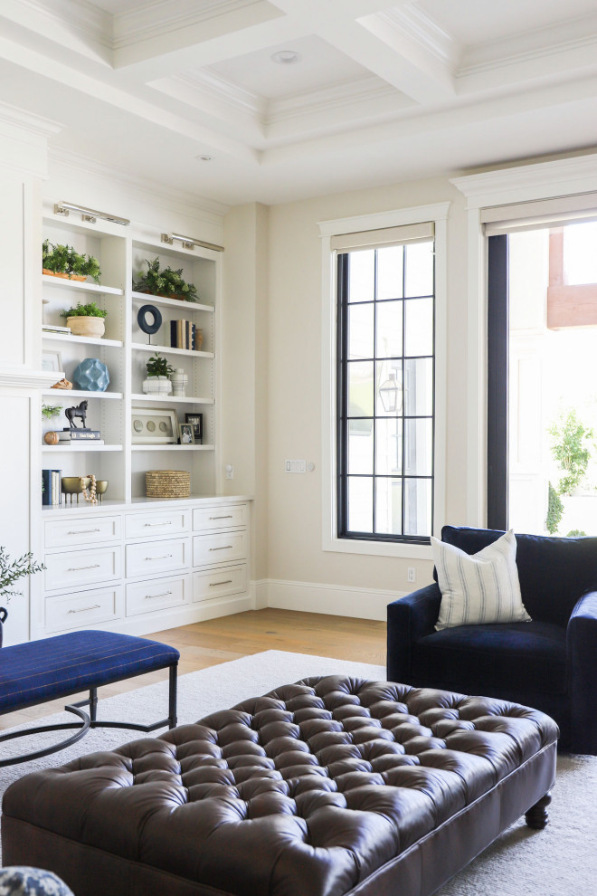 Transitional home design photo in Phoenix