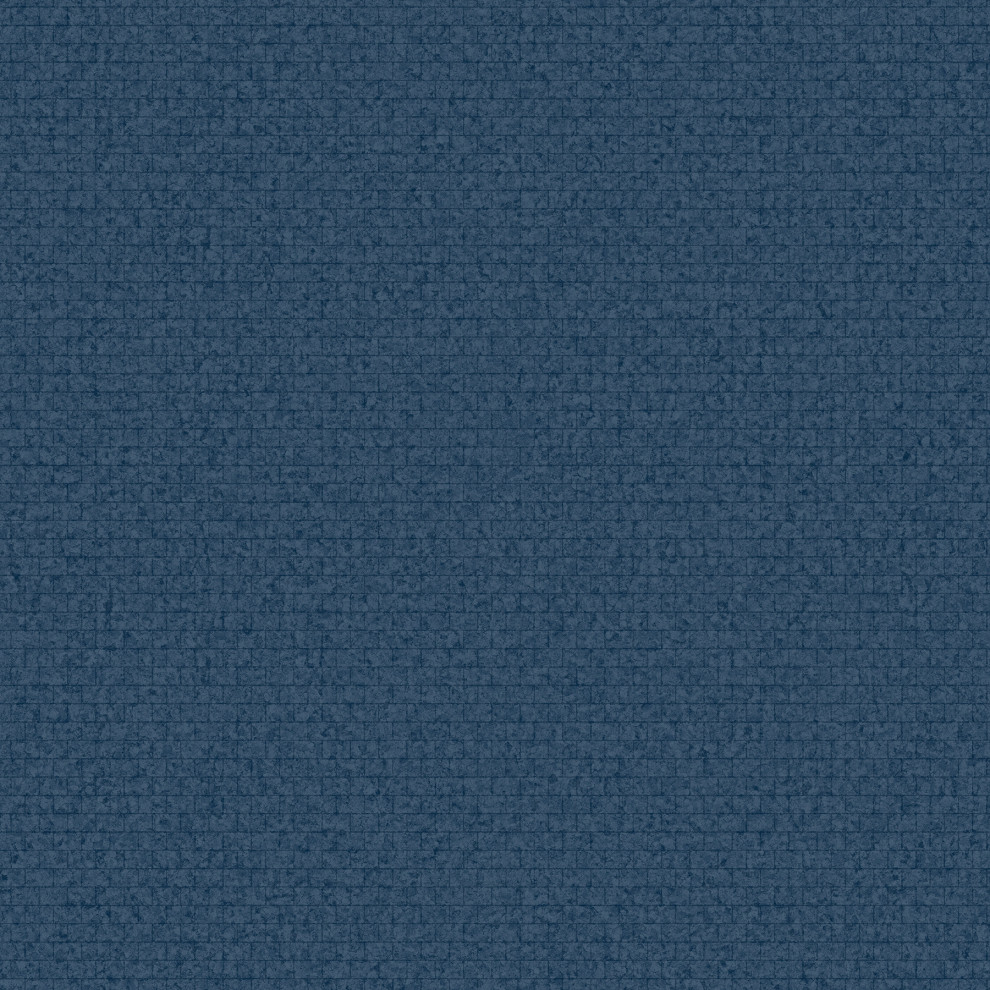 Hilbert Navy Geometric Wallpaper, Swatch Contemporary Wallpaper