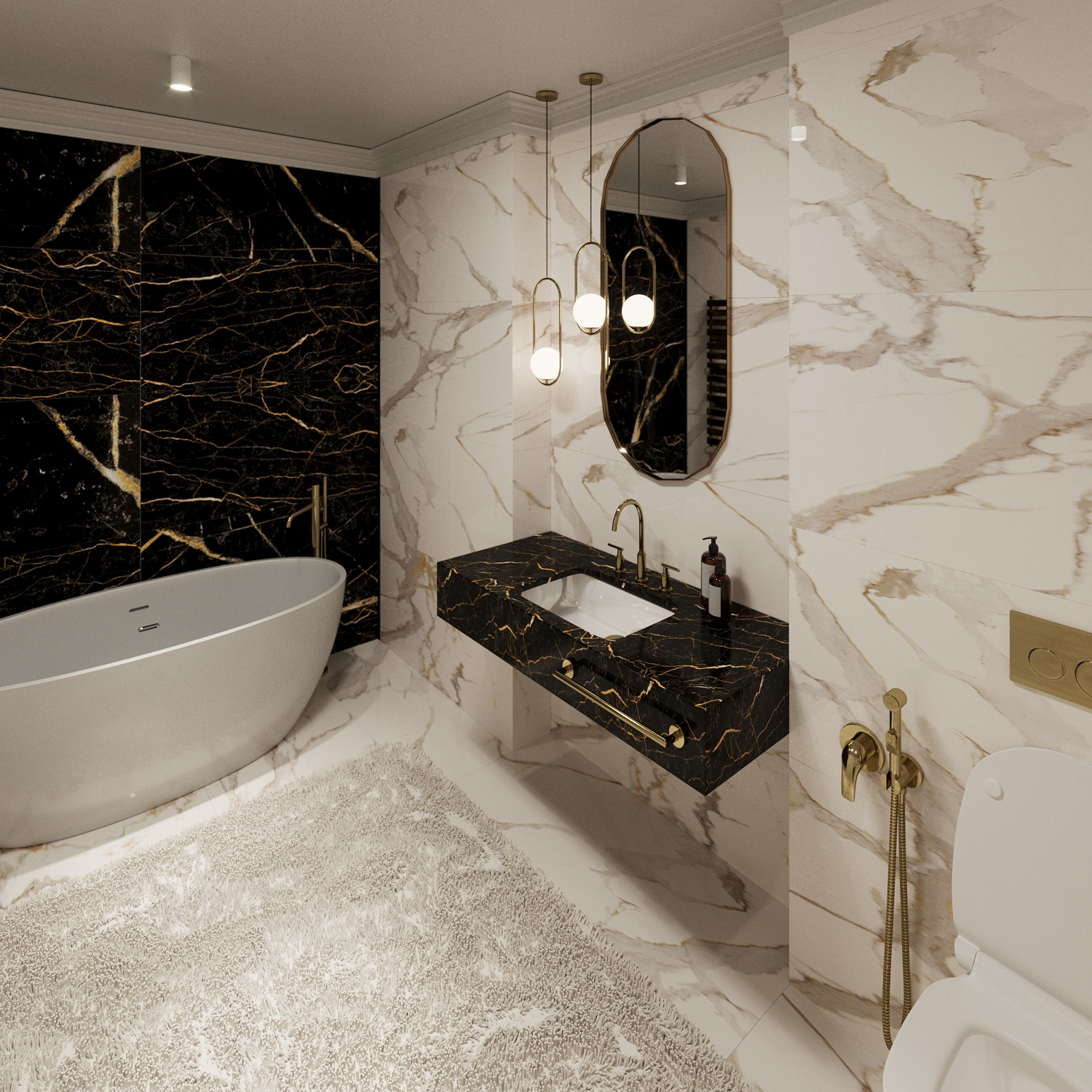 Ванная комната Неоклассика