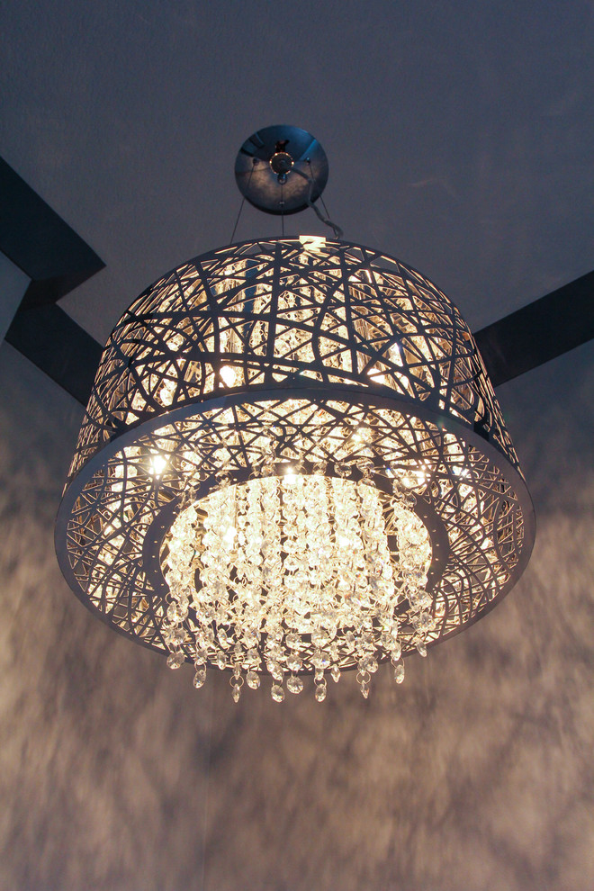 Example of a transitional dining room design in Seattle