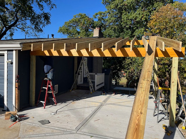 Carport Build & Driveway Extension in Lake Waukomis, MO