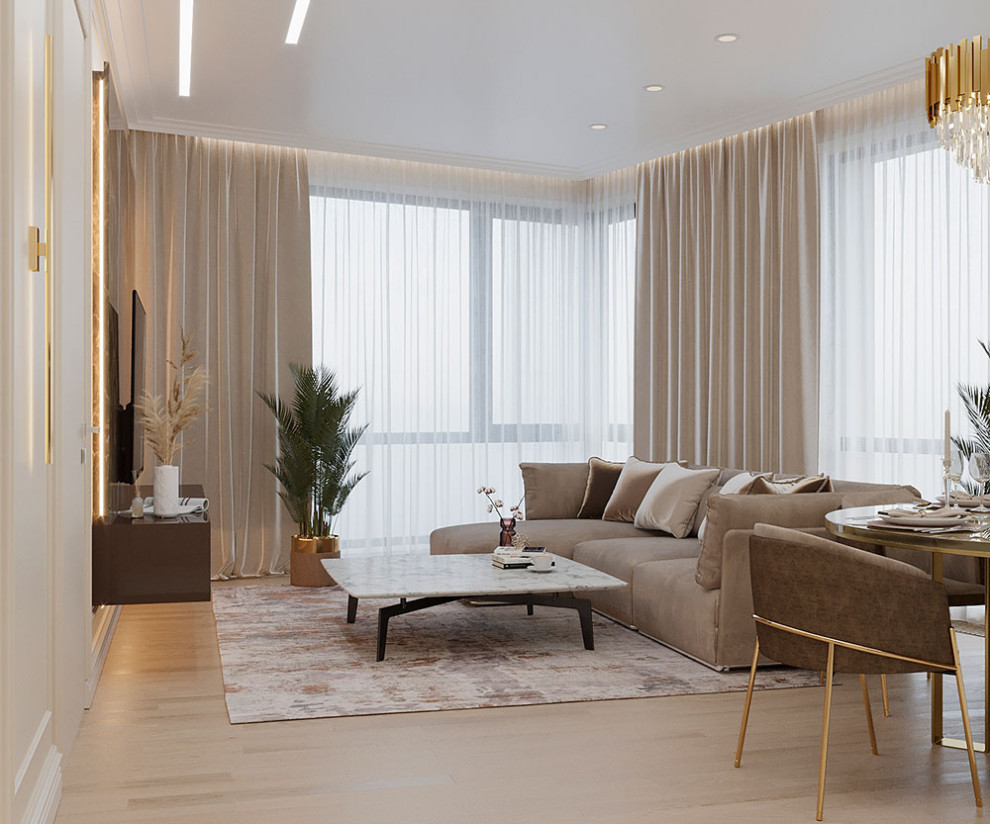 ДИЗАЙН ИНТЕРЬЕРА КВАРТИРЫ В ЖК WELLTON PARK (ВЕЛТОН ПАРК), 59 КВ.М.