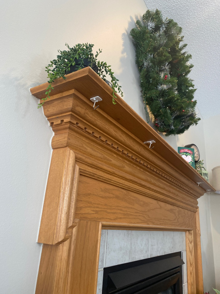 what color should I paint my wood fireplace?