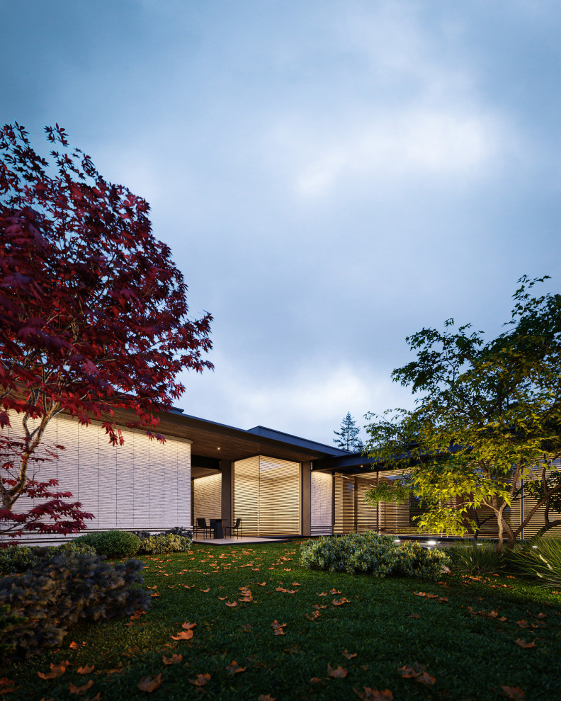 Introspective House рядом с Национальным парком «Лосиный Остров».