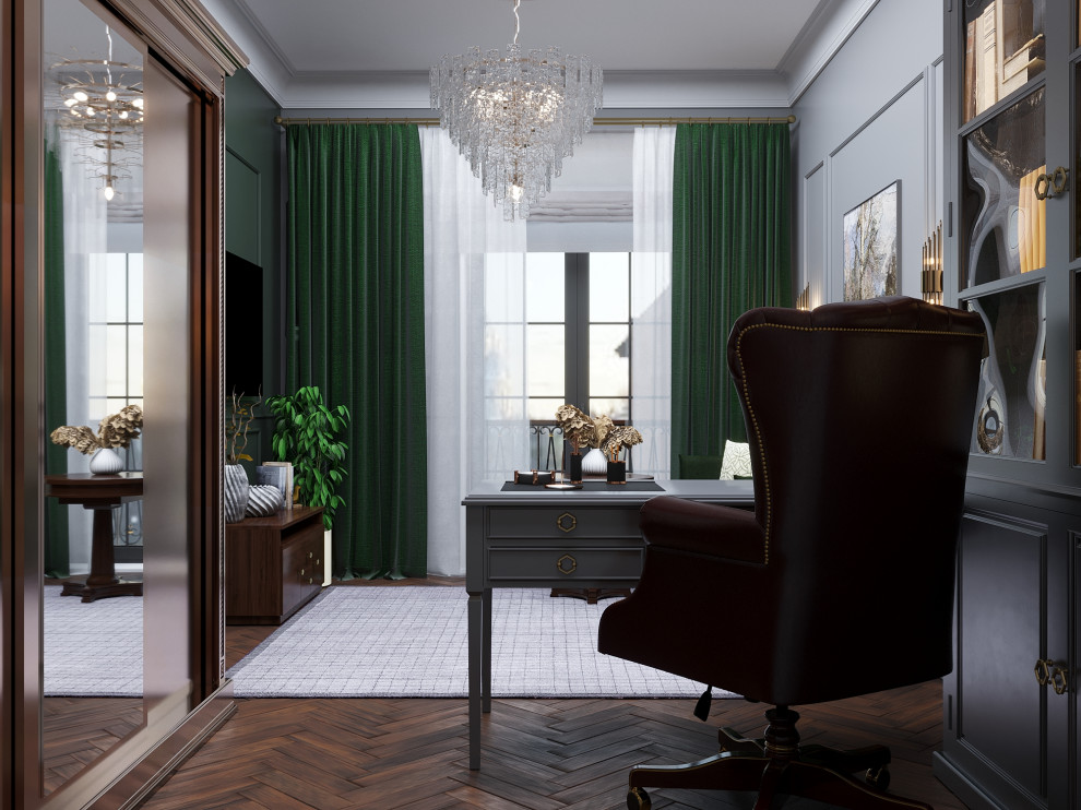 Дизайн-проект трехкомнатной квартиры для пары средних лет.