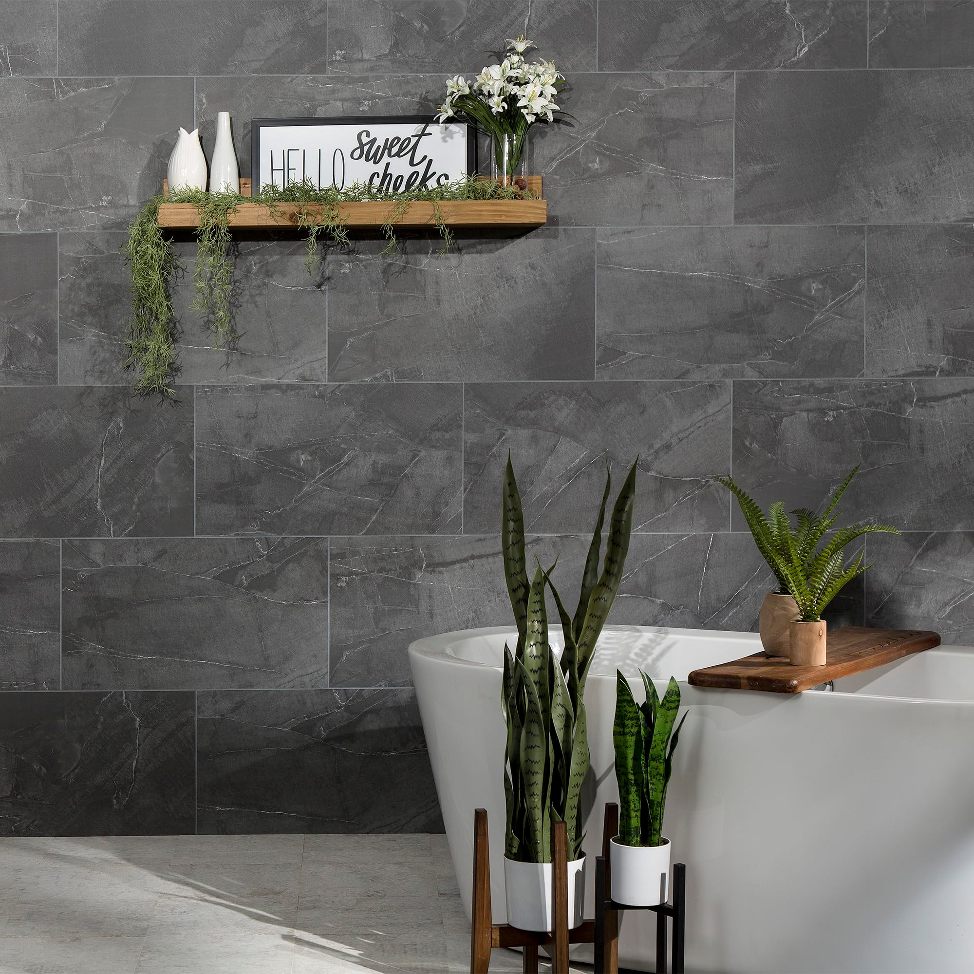 Cracked Slate bath