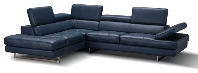 A761 Italian Leather Sectional Sofa In, Leather Sectional Sofa San Diego