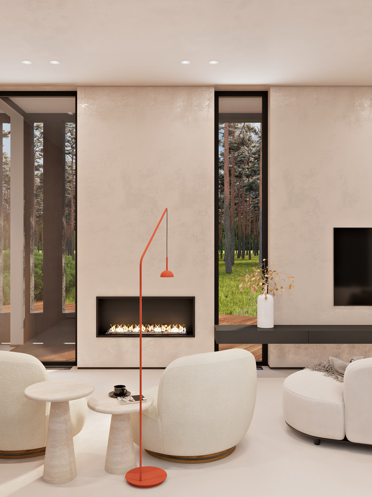 камин в доме