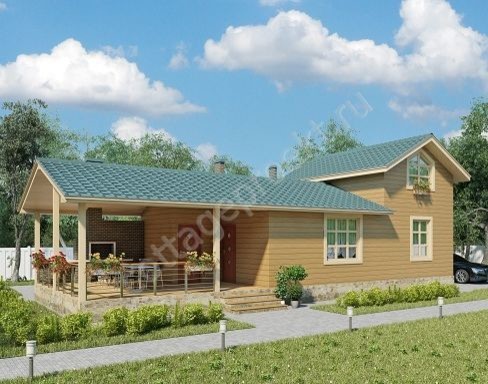 Проекты домов из бруса