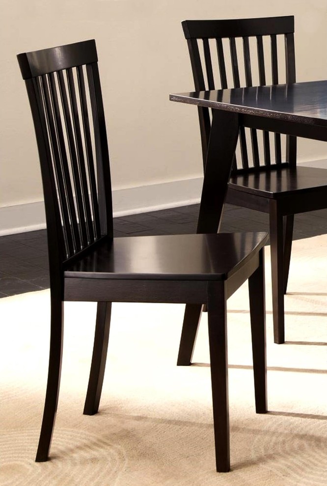 Dagostino Slat Back Dining Chairs (Set of 2)