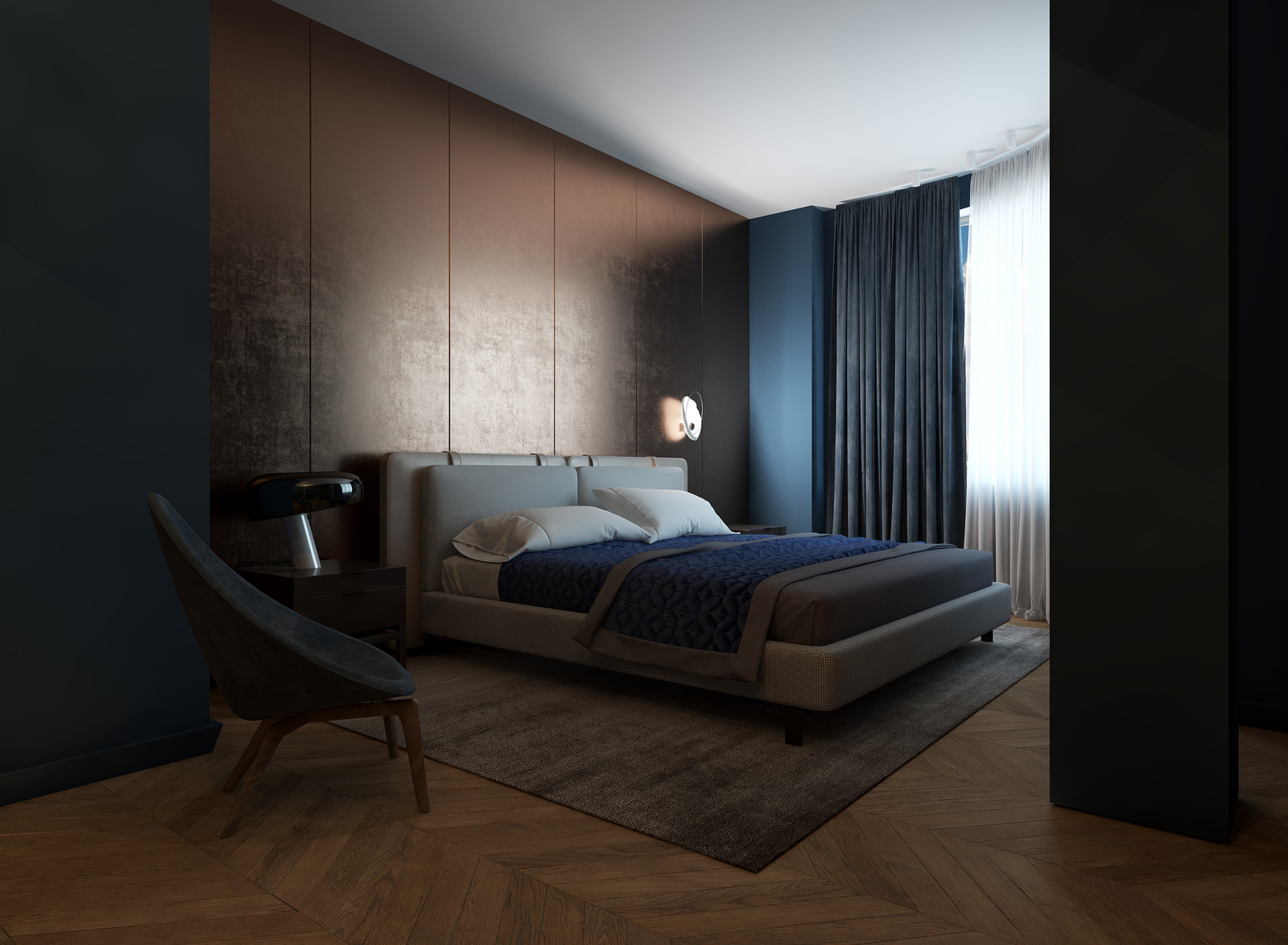 Интерьер квартиры в клубном доме "Гринвич Парк"