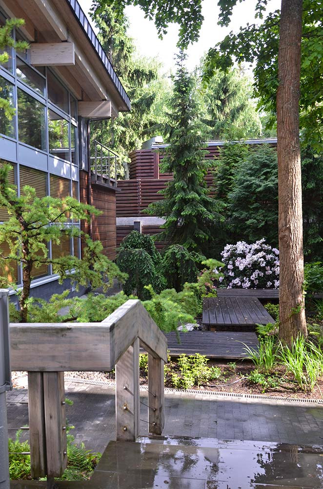 Сад с японским характером в КП Ландшафт