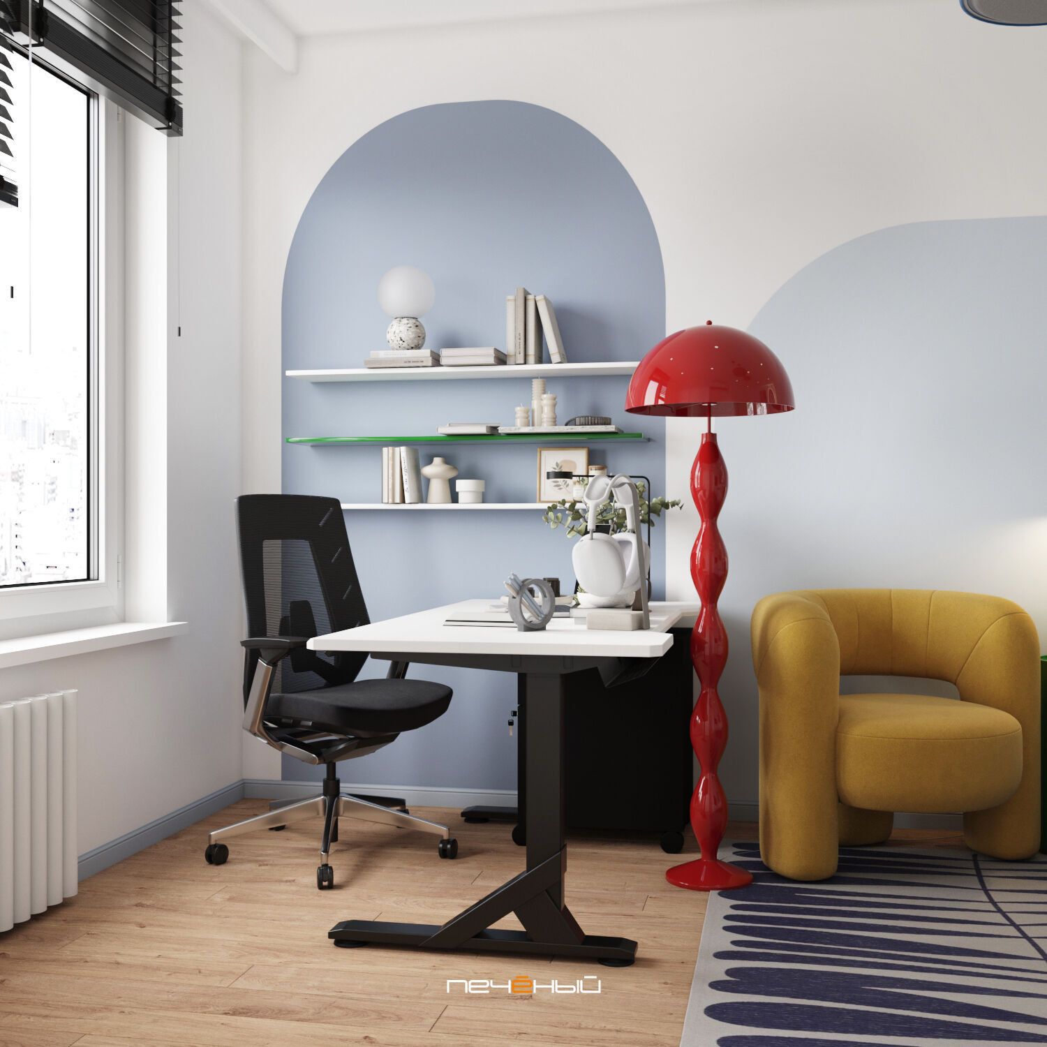 2025 Дизайн 1-комн. квартиры 38 м² в современном стиле, Санкт-Петербург