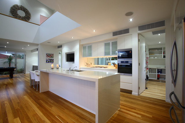 Mooloolaba House contemporary-kitchen