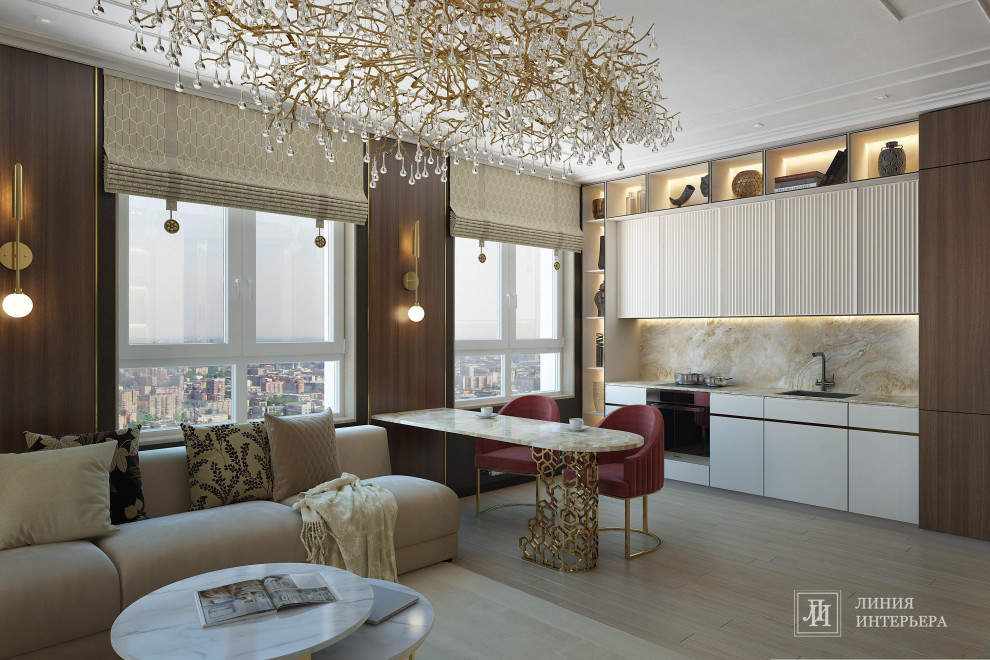 Дизайн 2-х комнатной квартиры в современном стиле