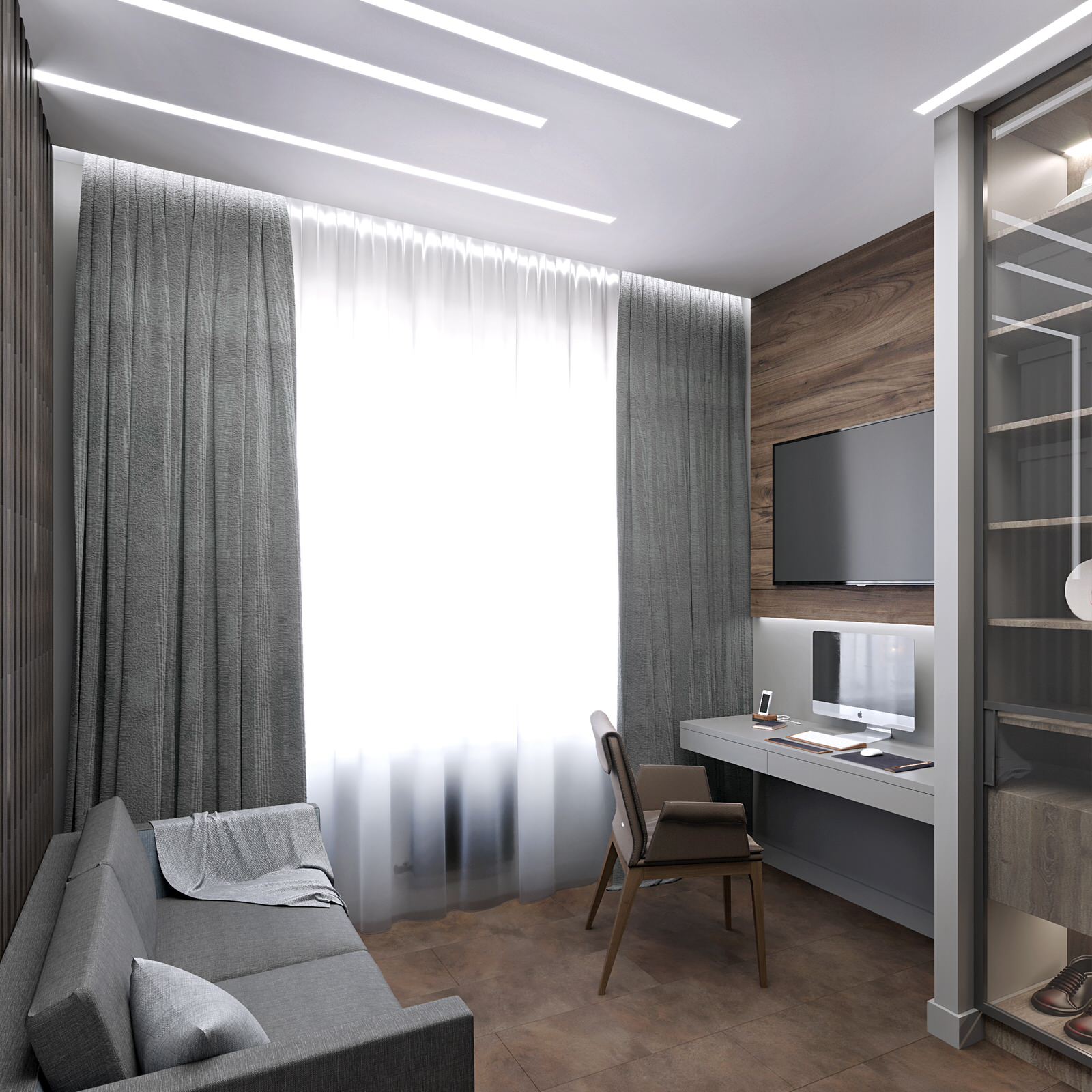 Дизайн проект для квартиры с 3-ех метровым потолком