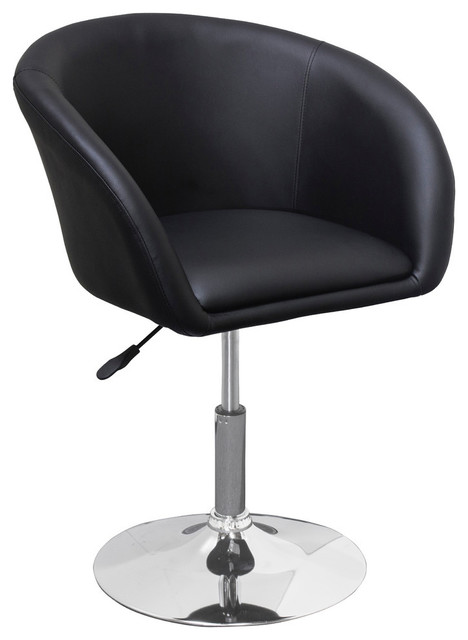 Adjustable Swivel Faux Leather Coffee, Leather Swivel Dining Chairs