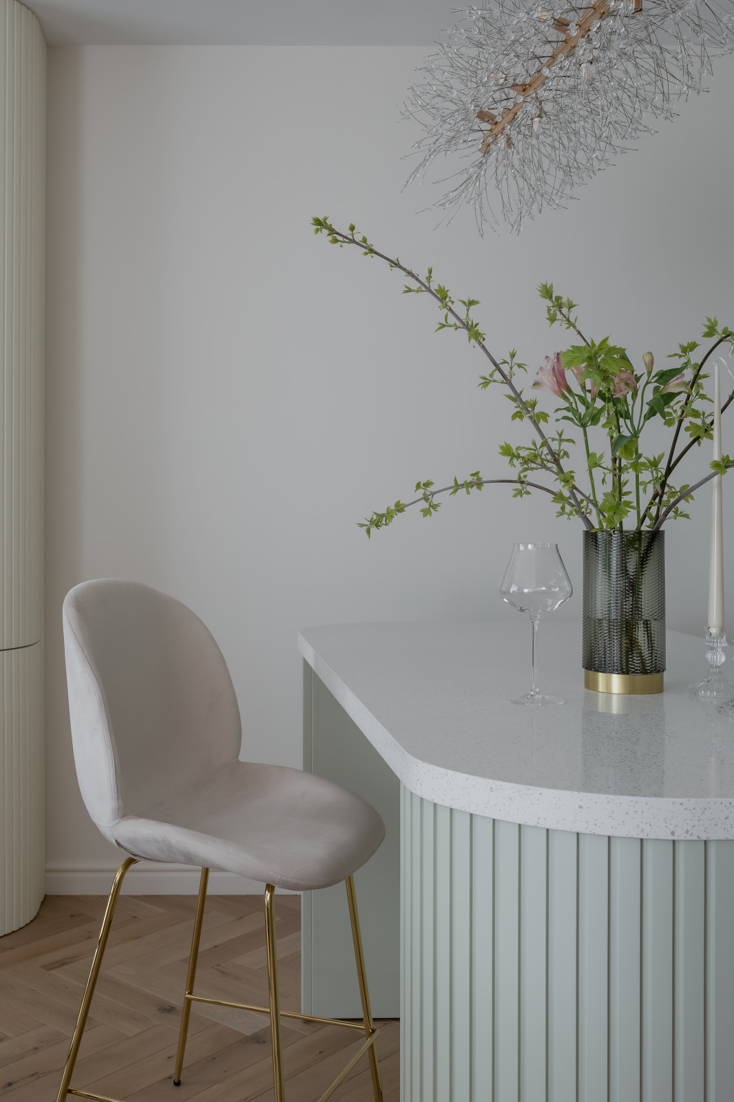 Квартира в мятных тонах