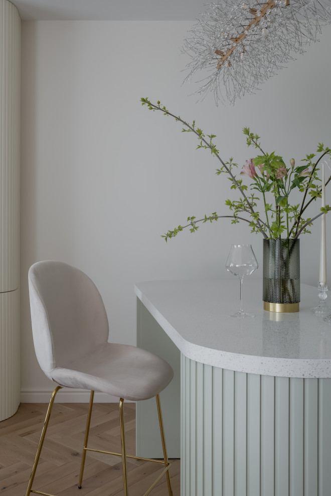 Квартира в мятных тонах