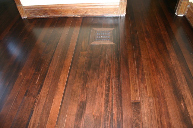 100 Year Old Douglas Fir Flooring Restoration Traditional