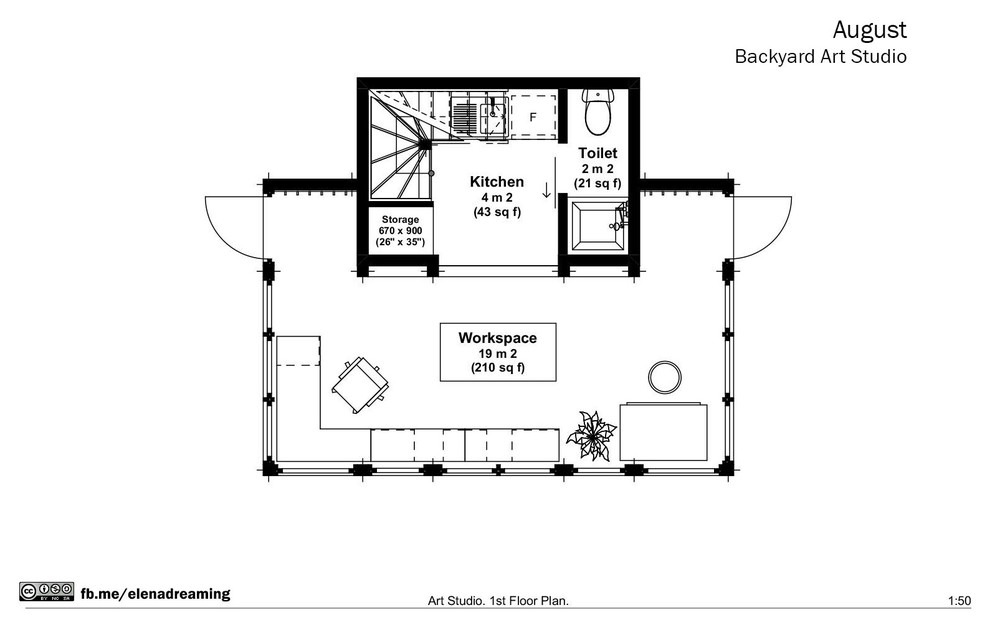 Backyard Art Studio AUGUST