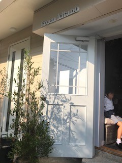 green kitano　オリジナル木製ドア(塗装後)