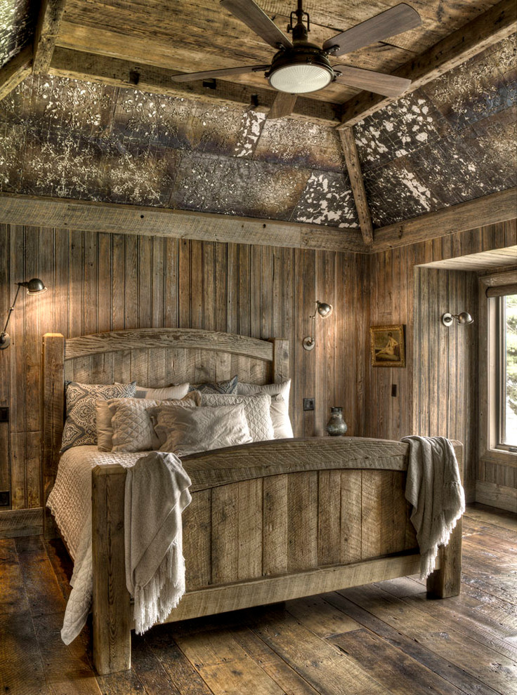 Country bedroom in Minneapolis.