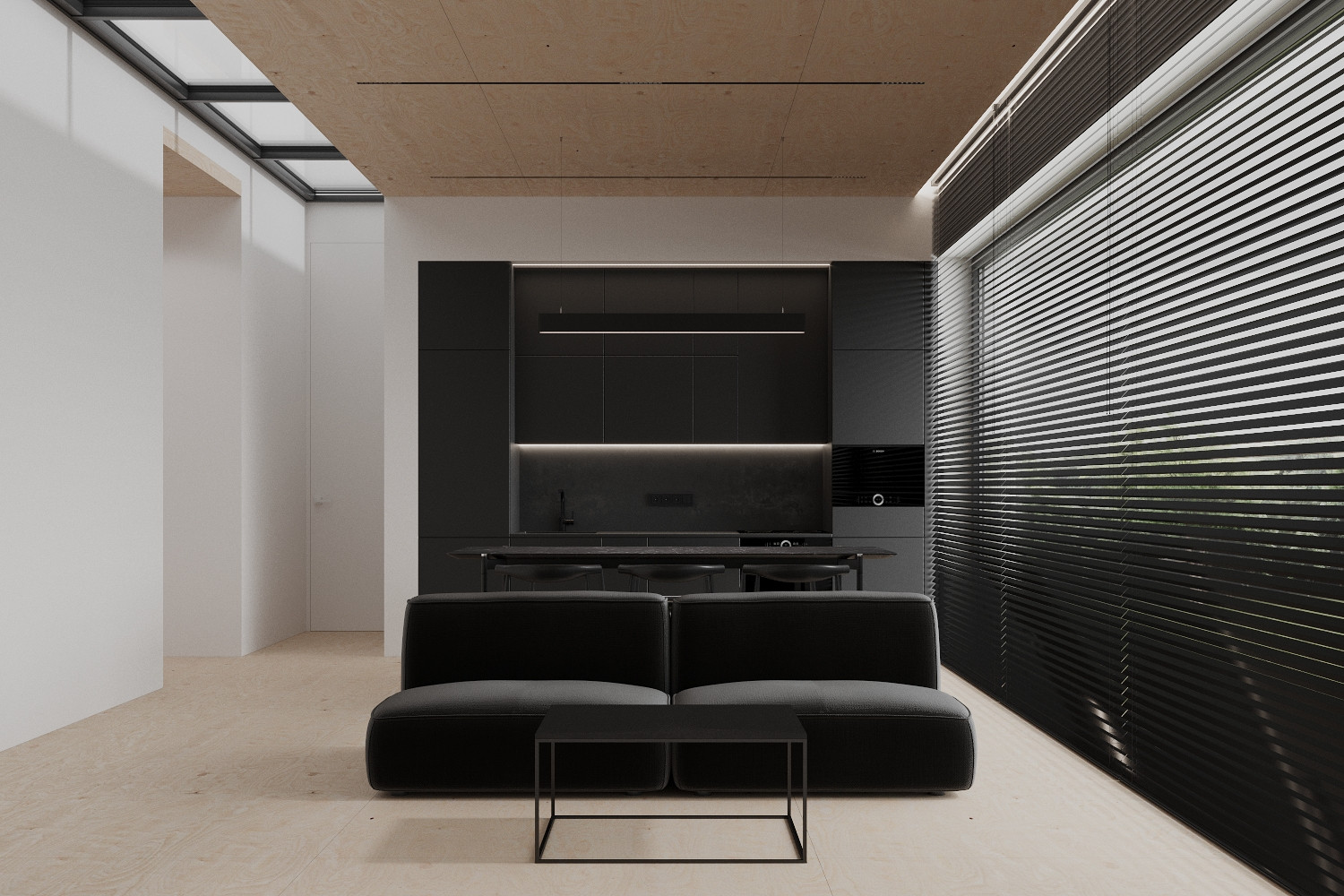 Скандинавский дом с футуристичным интерьером