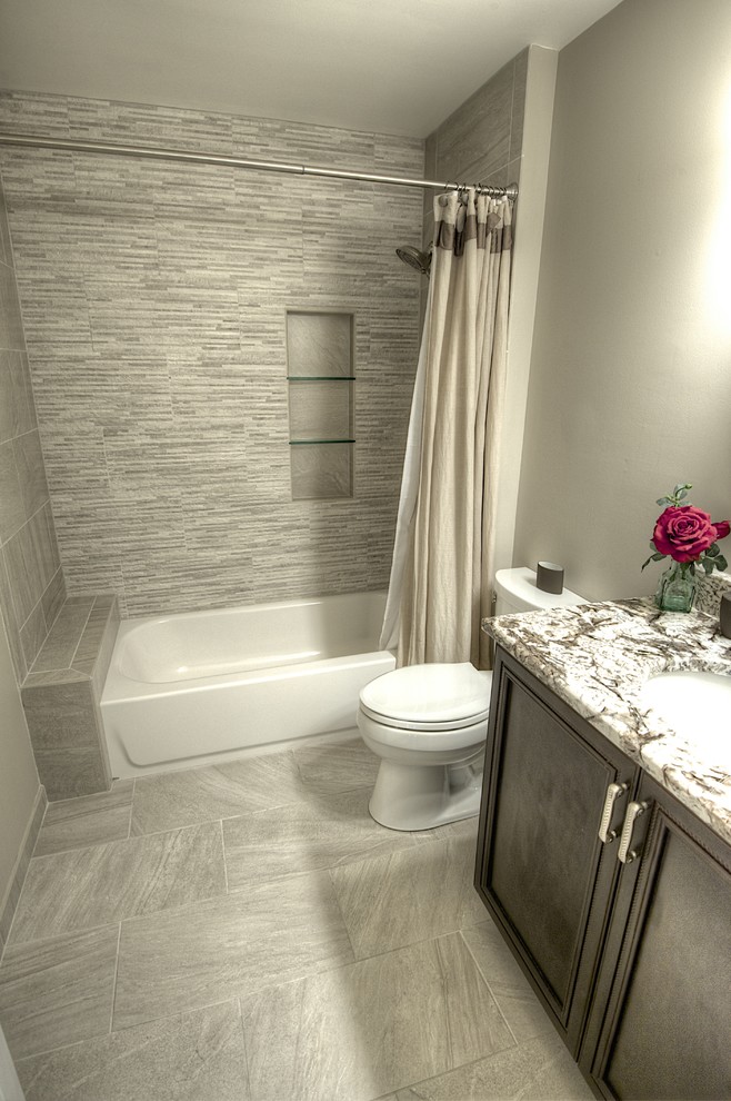 This is an example of a transitional bathroom in DC Metro.