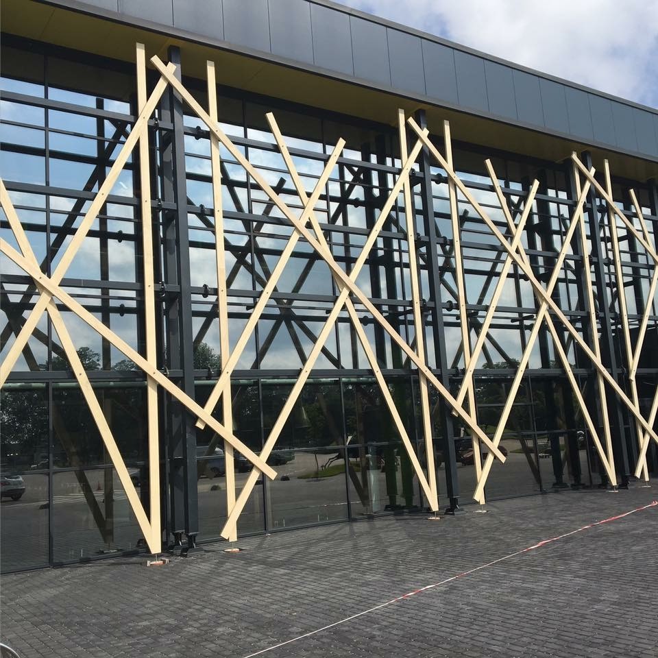 Фасады из дерева. Accoya.