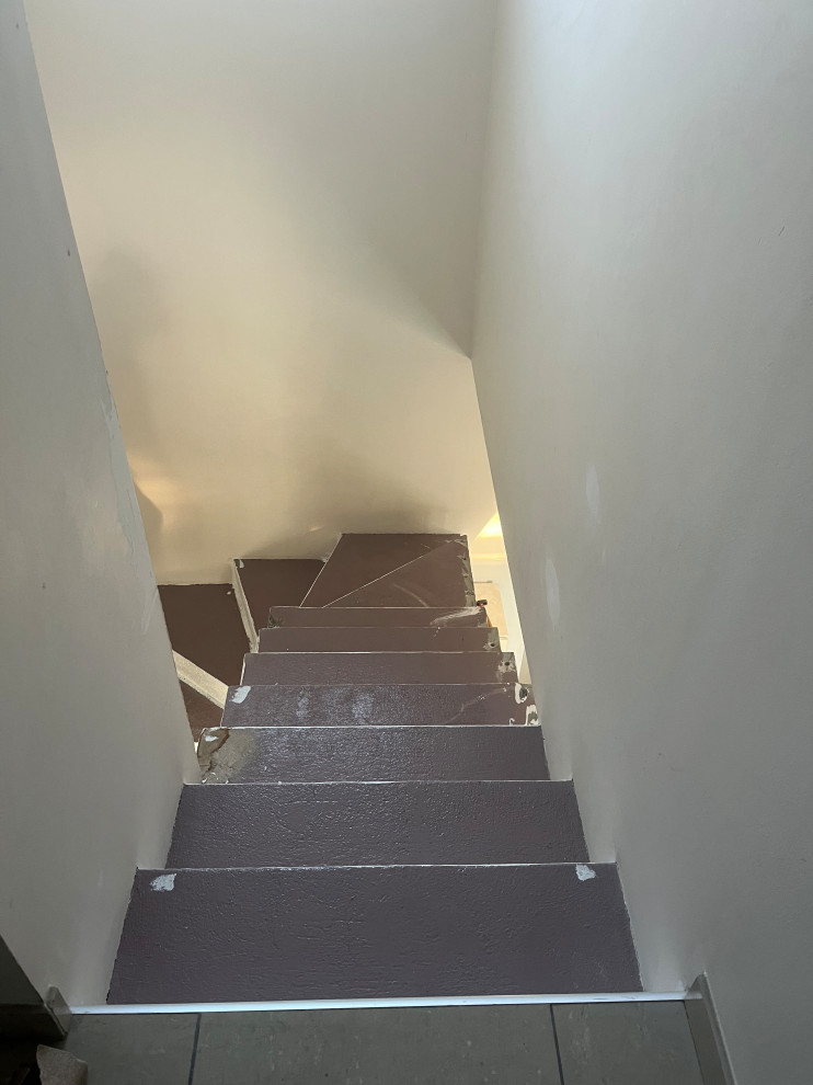 Escalier en chêne massif